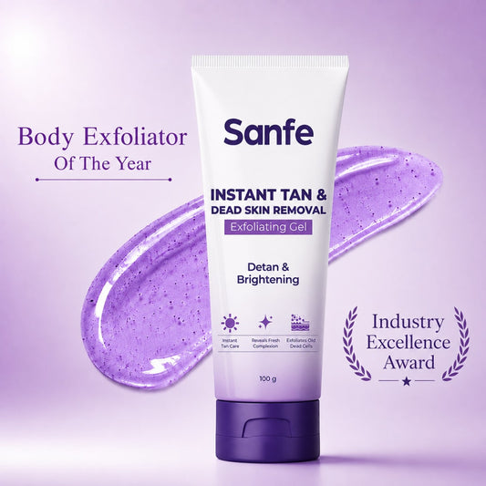 Sanfe Instant Tan & Dead Skin Removal Exfoliating Gel